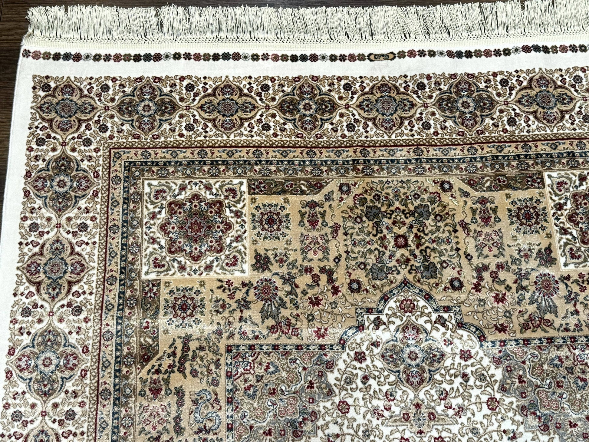Turkish Memluk Silk Rug 4x6, Hereke Carpet, Bamboo Silk, New - Nuvé