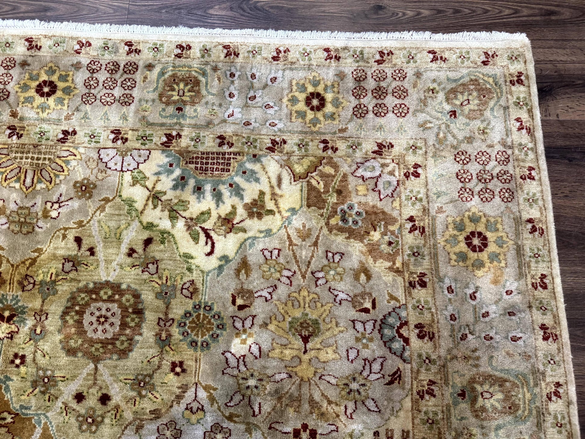 Indo Persian Rug 8x10, Indian Rug, Soft Wool Rug, Oushak Style Rug, Handmade Rug - Nuvé