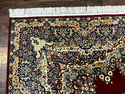 Power Loomed Persian Oriental Rug 9x12, Vintage Wool Pile, Kirman Design - Nuvé