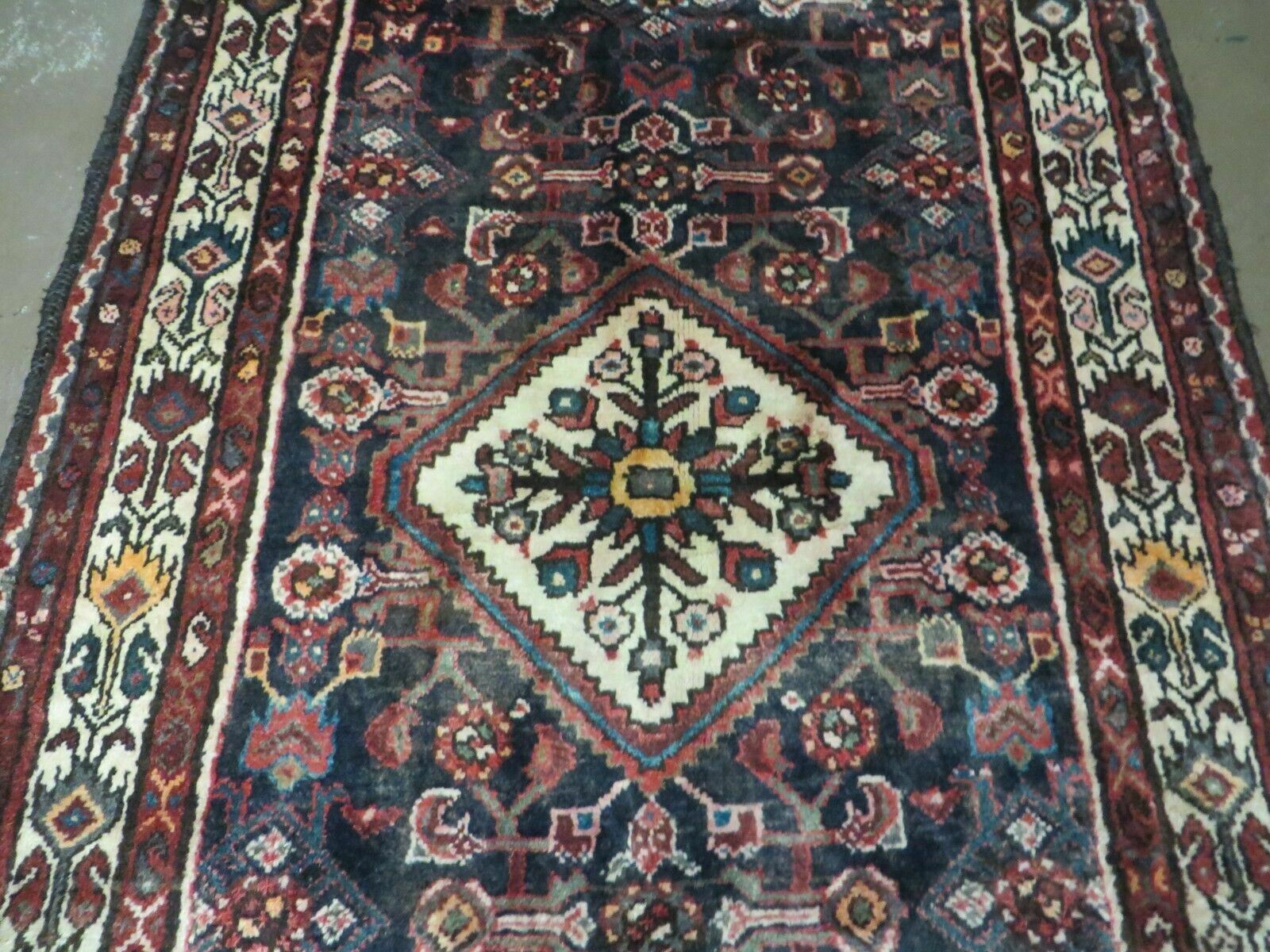 3' 6" X 10' 3" Antique Handmade Turkish Wool Runner Rug - Nuvé