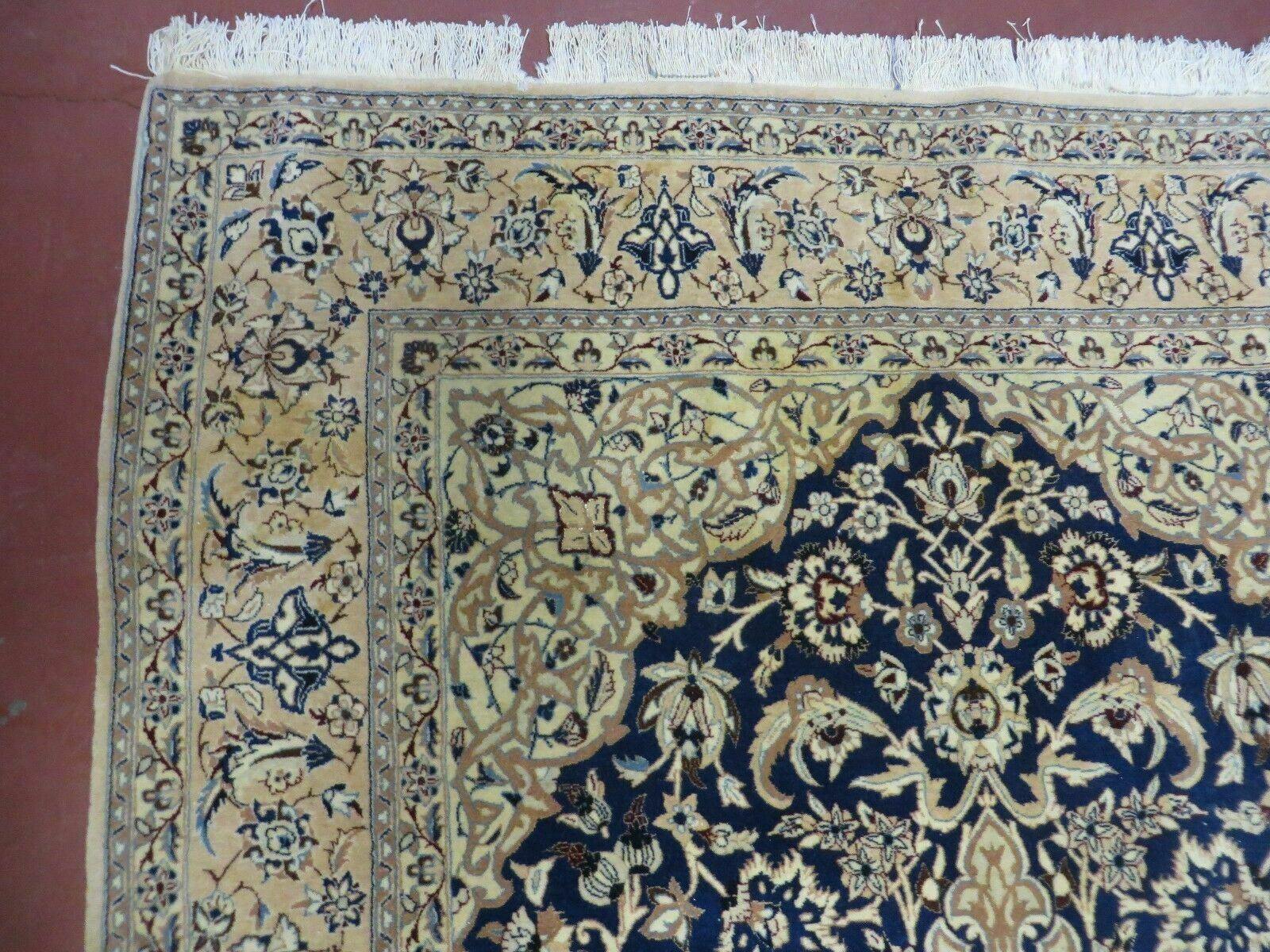 4' X 6' Handmade Ultra Fine India Floral Oriental Wool Silk Rug Hand Knotted - Nuvé