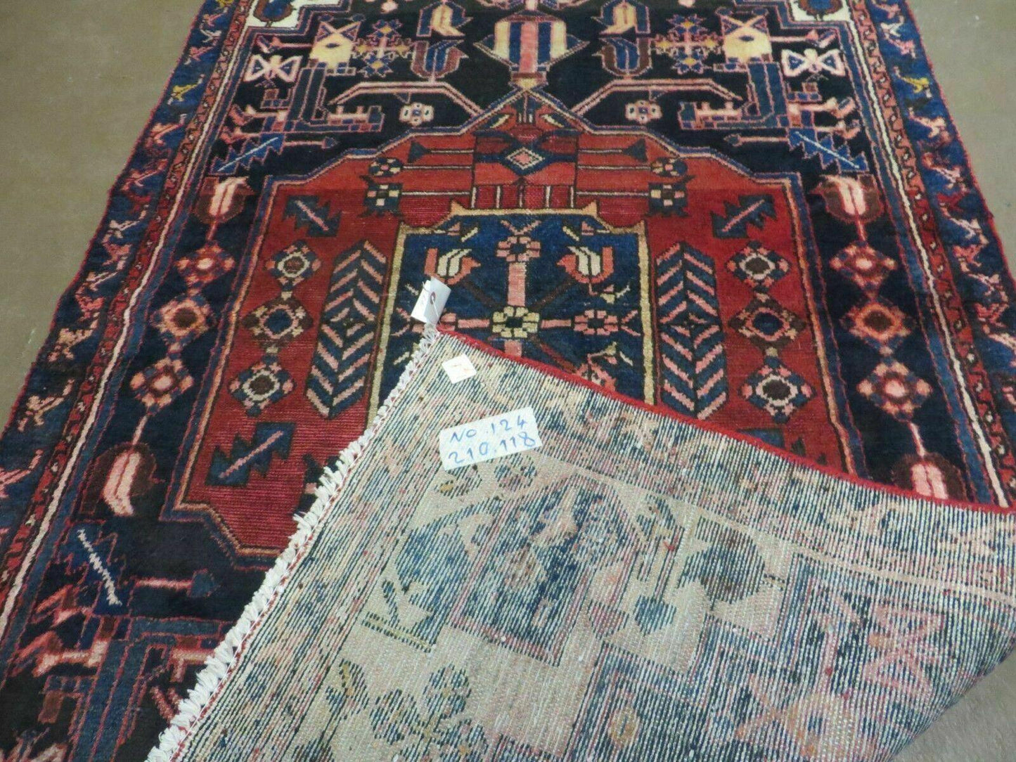 4' X 7' Antique 1920 Handmade Turkish Anatolian Wool Rug Veg Dye Nice - Nuvé