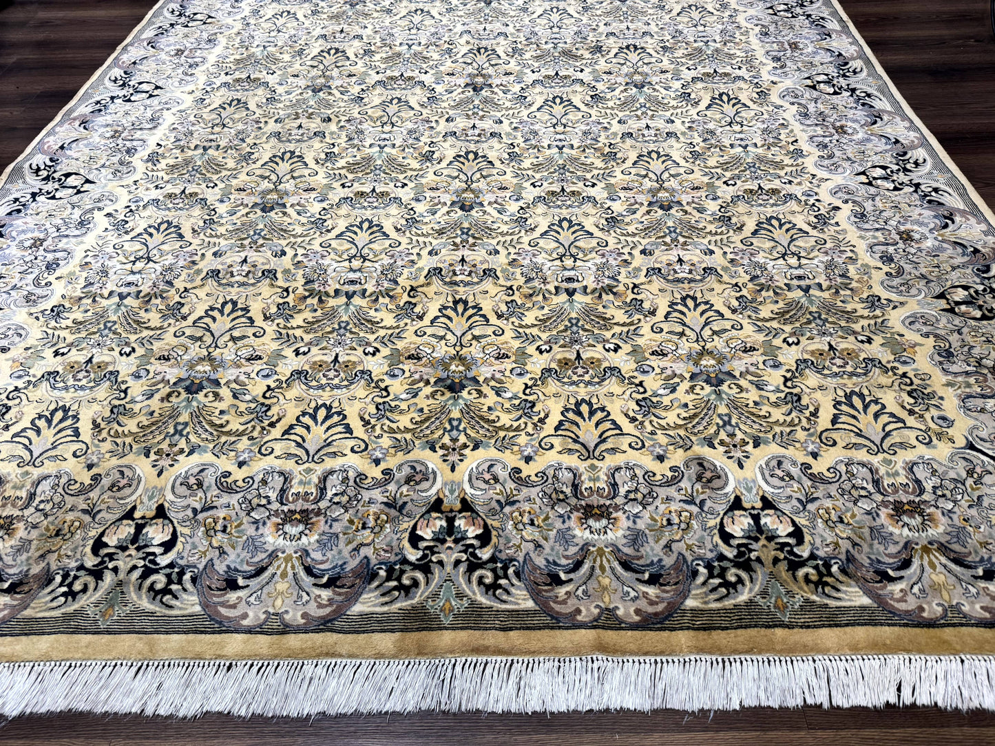 Pak Persian Rug 8x10, Allover Pattern, Fine 225 KPSI, Cream - Nuvé