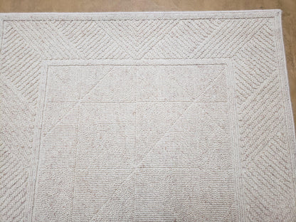 3x5 Karastan Sisal Rug Collection, Design 379/80504, Sambava II, 3'6 x 5'3, Beige Karastan Rug with Label, Authentic Karastan, Entryway Rug - Nuvé