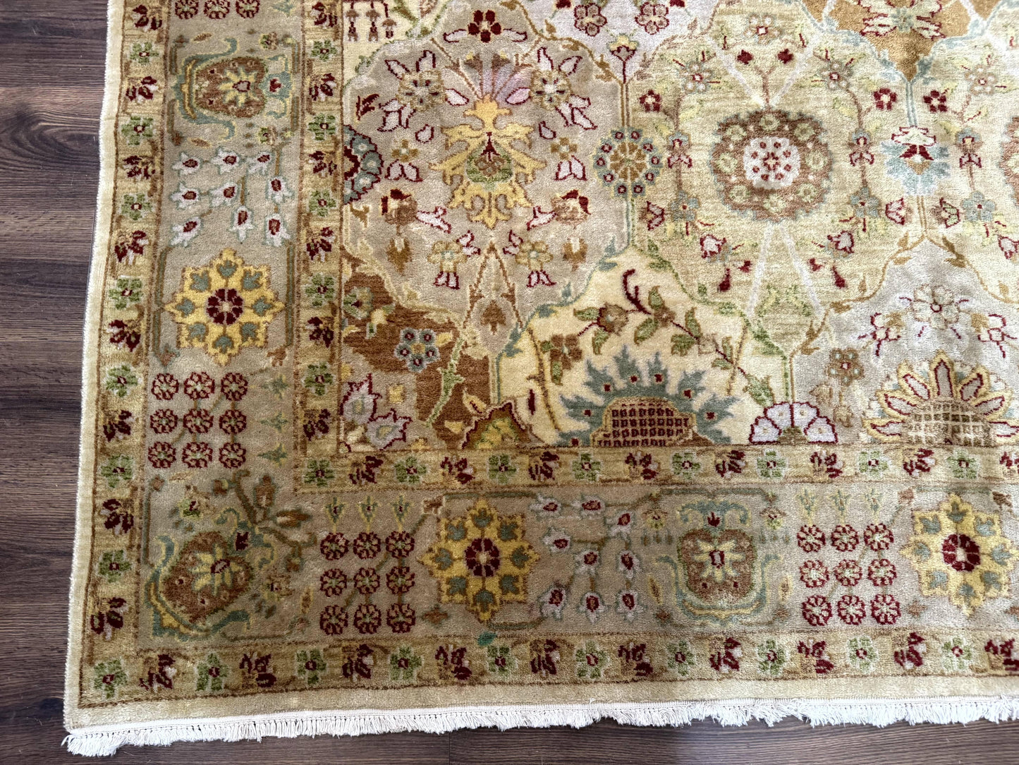 Indo Persian Rug 8x10, Indian Rug, Soft Wool Rug, Oushak Style Rug, Handmade Rug - Nuvé