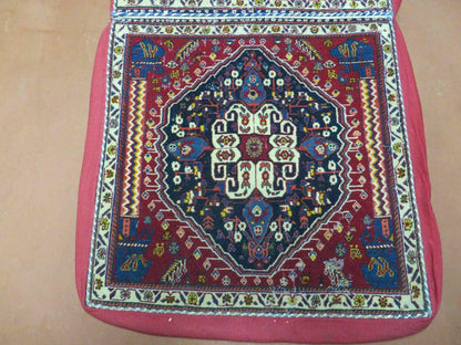 2'X 4' Antique Handmade Turkish Floral Oriental Wool Rug Pillow Case Cushion - Nuvé