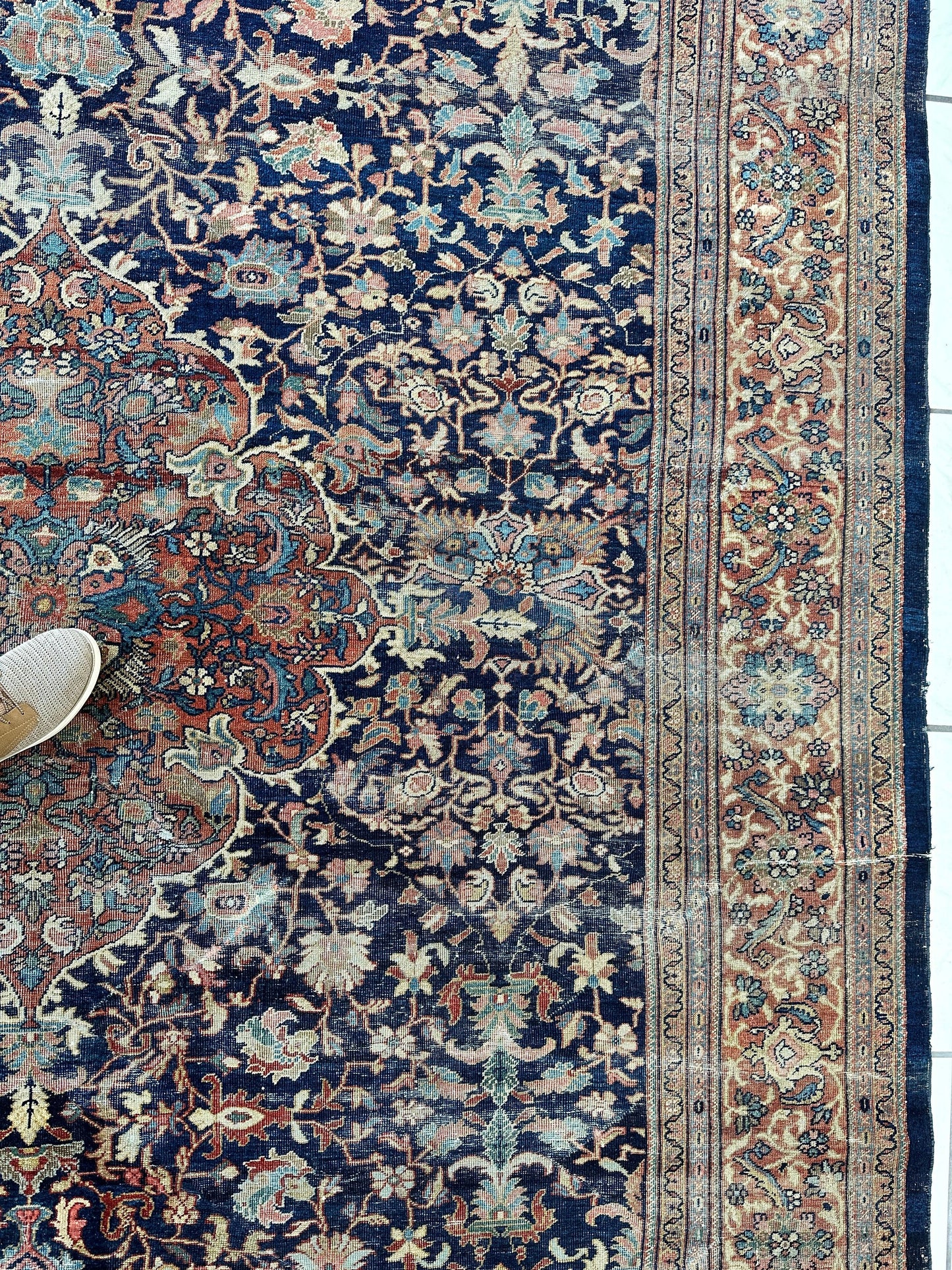 Antique Persian Mahal Rug 8’3”x12’ - Circa 1900 Treasure - Nuvé