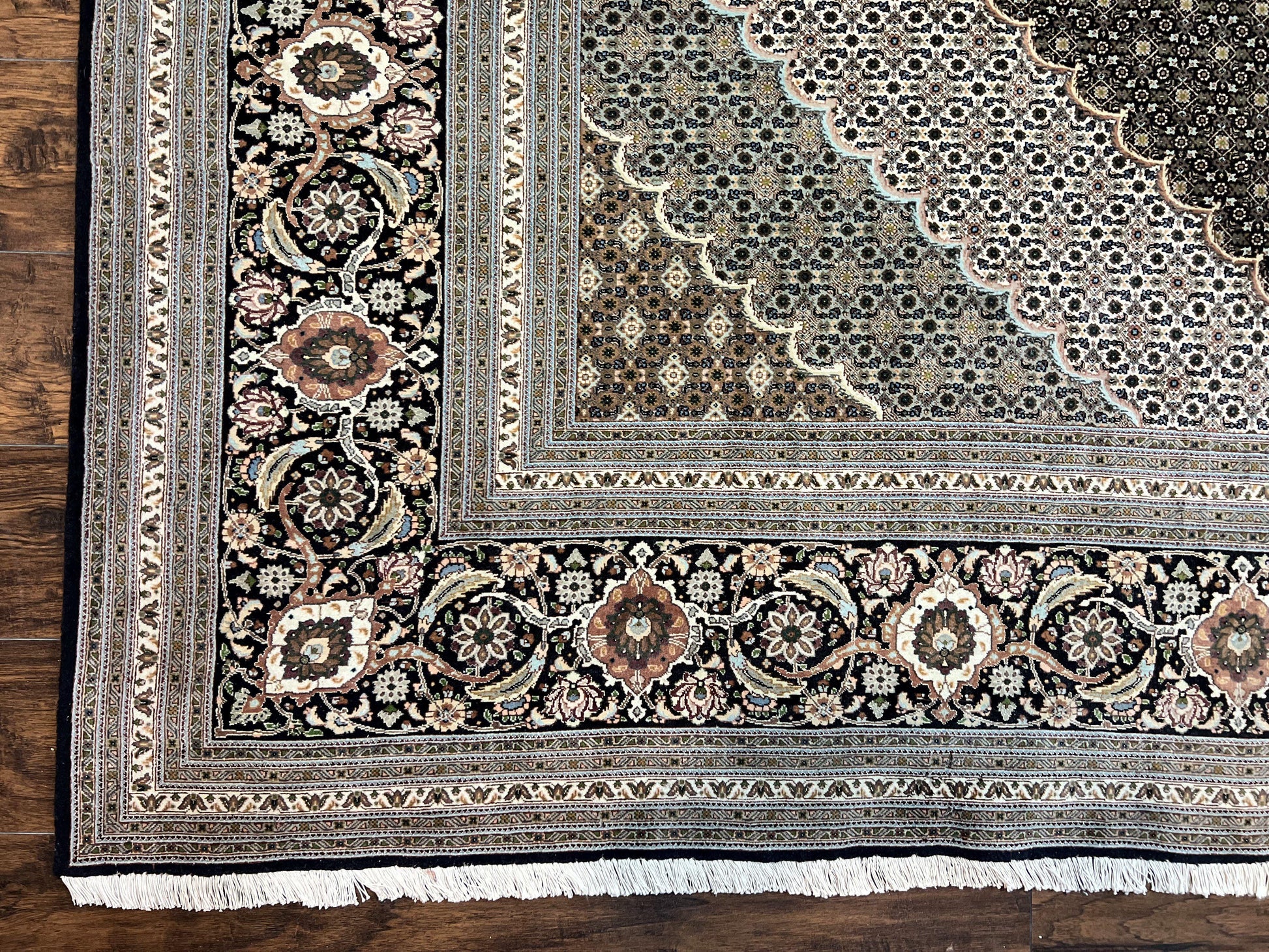 Exquisite Persian Tabriz Rug - 10x13, 400 KPSI, Herati Pattern - Nuvé