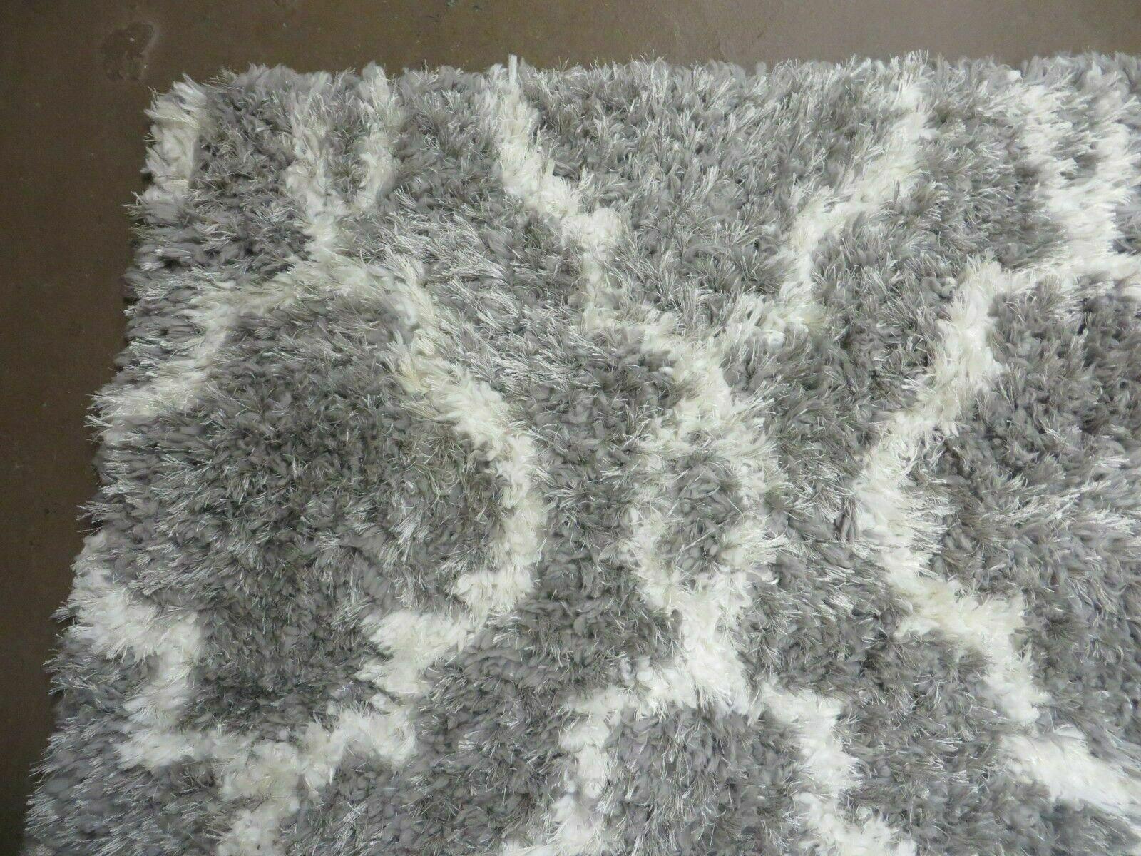 5' X 7' Modern Contemporary Israel Made Glimmer 205-45 Shag Rug Acrylic Bohemian Boho Home Décor - Nuvé