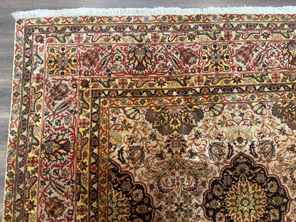 Indian Agra Rug 9x12, Fine Oriental Carpet - Nuvé