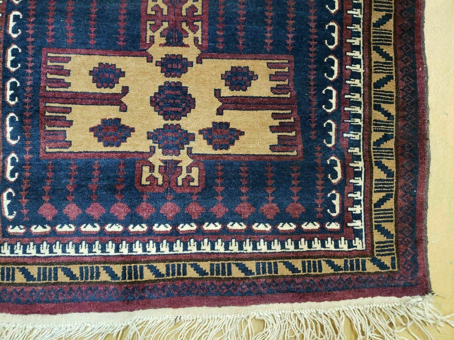 3' X 4' Vintage Handmade Balouchi Balouch Tribal Wool Rug Nice - Nuvé
