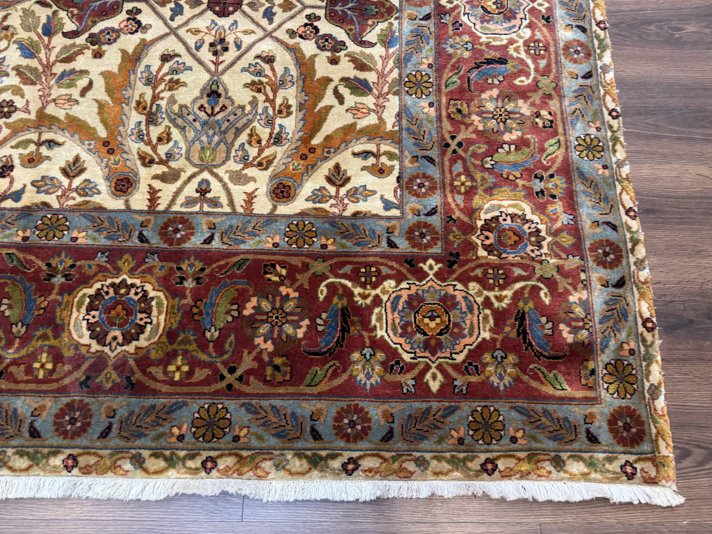 Persian Bidjar Rug 9x12 - Mustafi Allover Pattern - Traditional Carpet - Nuvé