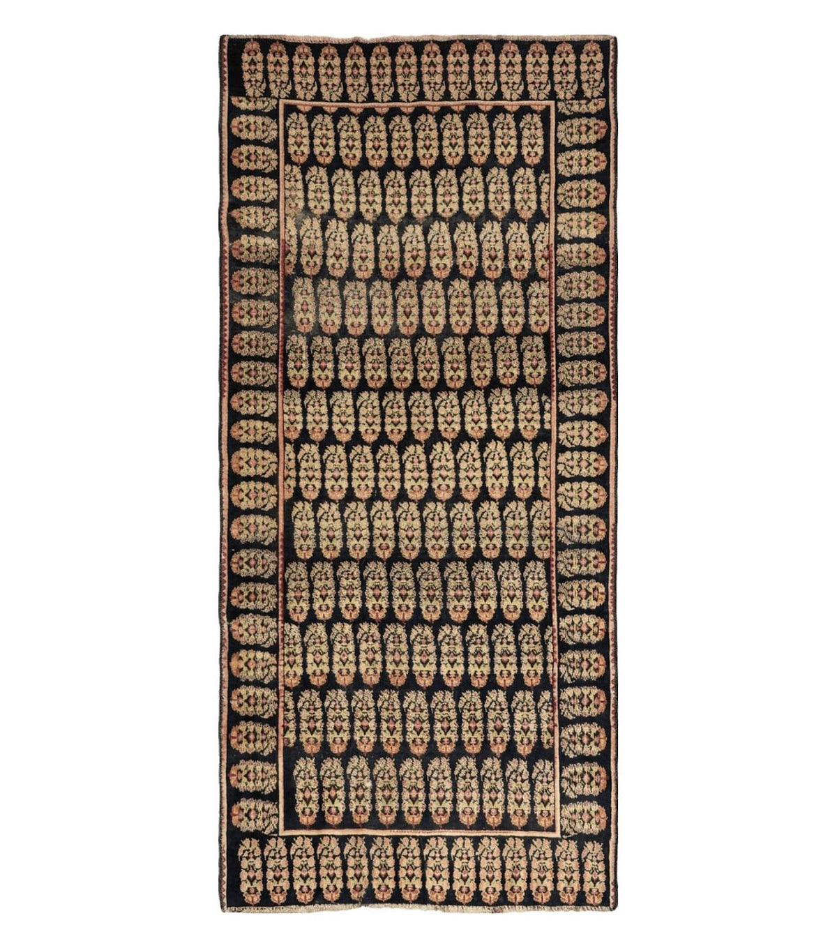 4' X 9' Antique Karabagh Caucasian Rug Handmade Wool Carpet Organic Dyes Nice