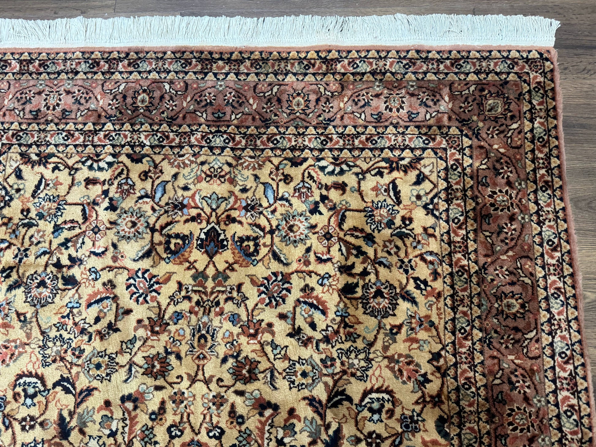 Indo Persian Rug 5x8, Light Tan/Camel, Allover Design - Nuvé