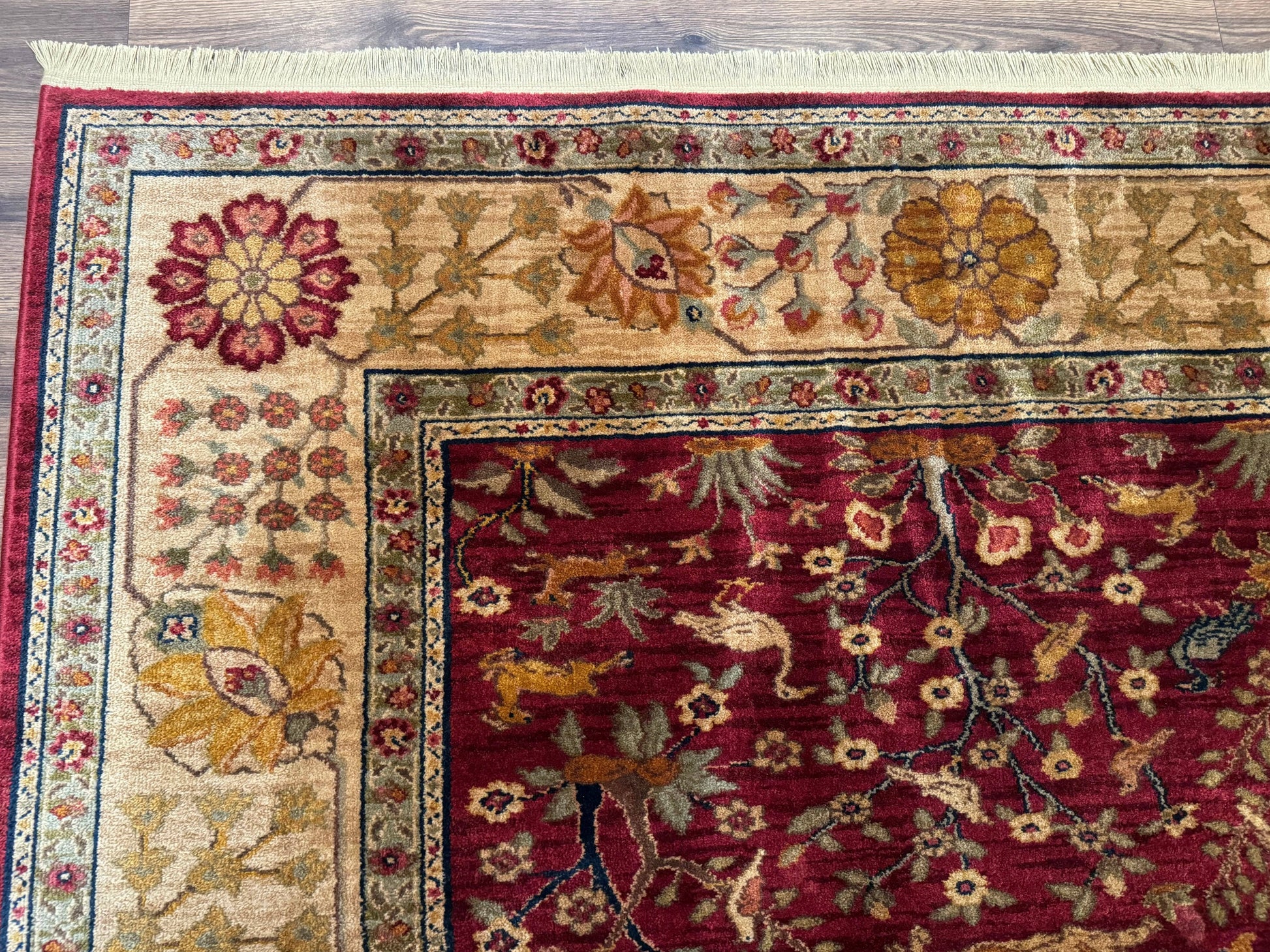 Karastan Rug 8.8 x 10, Antique Legends Emperor's Hunt 2200-204, Wool Vintage Discontinued Karastan - Nuvé
