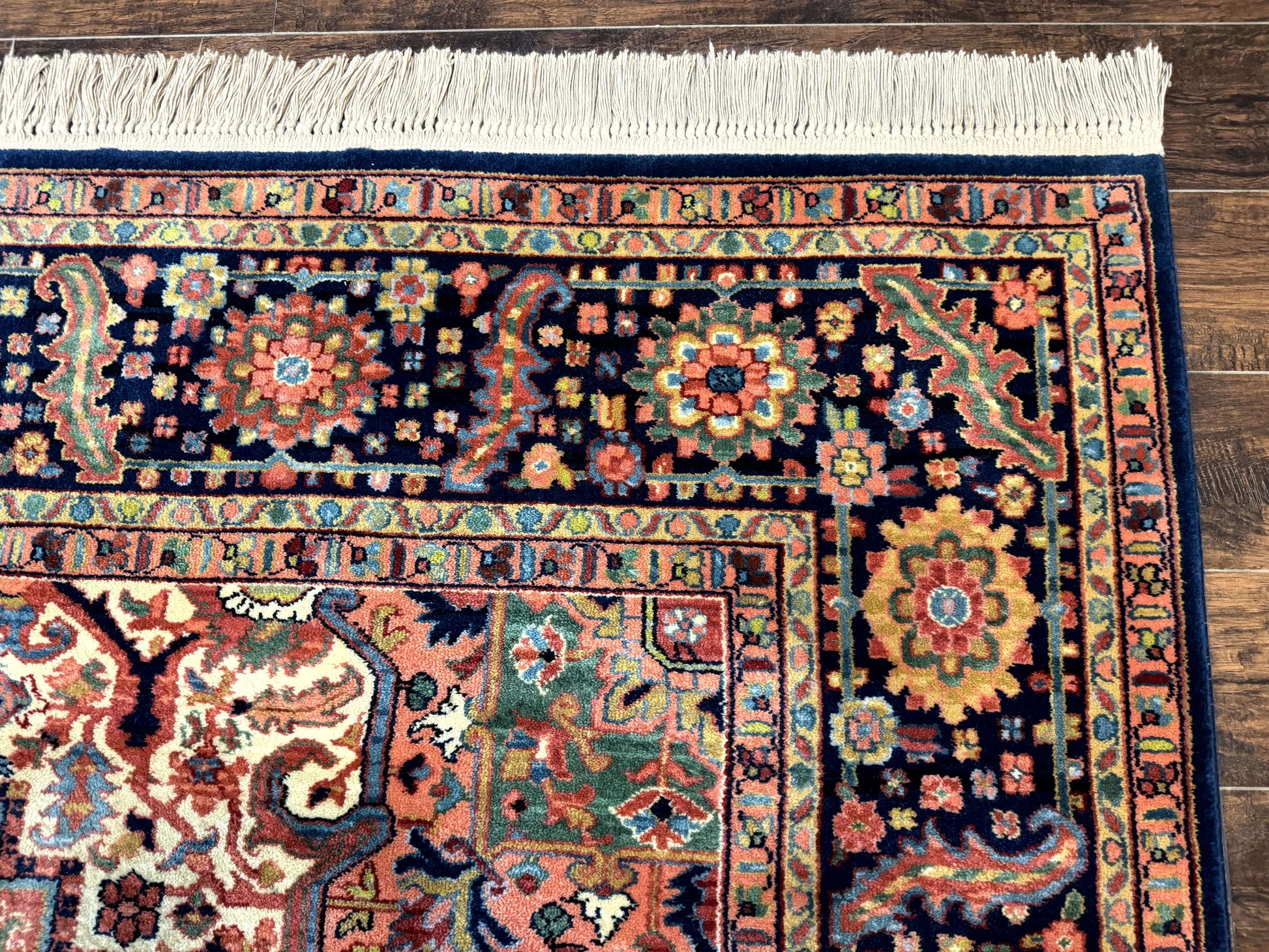 8.8 x 12 Karastan Heriz Rug #726, Vintage Wool Discontinued Carpet, Original 700 Series - Nuvé