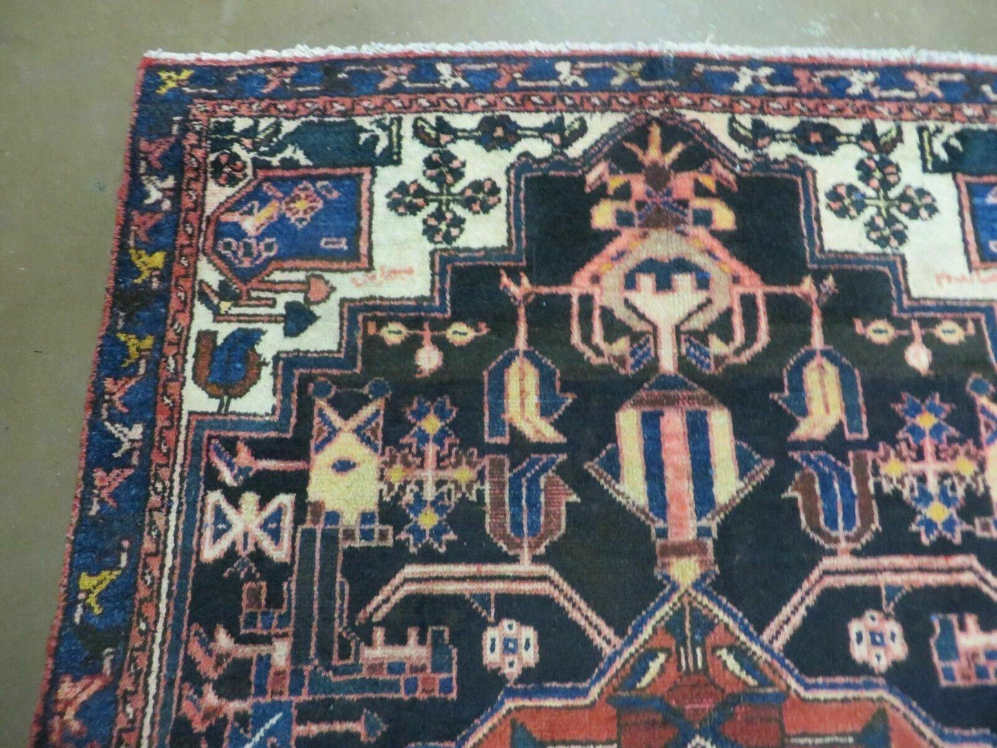 4' X 7' Antique 1920 Handmade Turkish Anatolian Wool Rug Veg Dye Nice - Nuvé