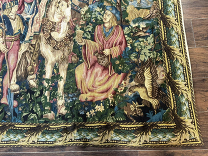 Vintage European Tapestry 5.5 x 8, The Royal Hunt - Nuvé