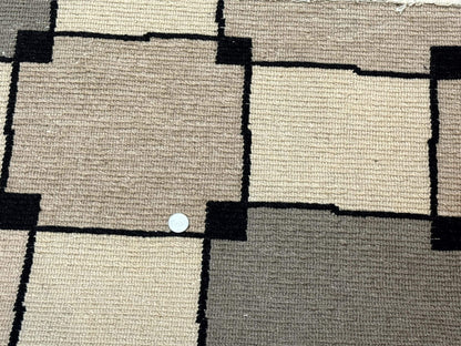 Tibetan Wool Rug 5x8, Contemporary Modern Carpet, Abstract Design, Soft Thick Pile, Pair B - Nuvé