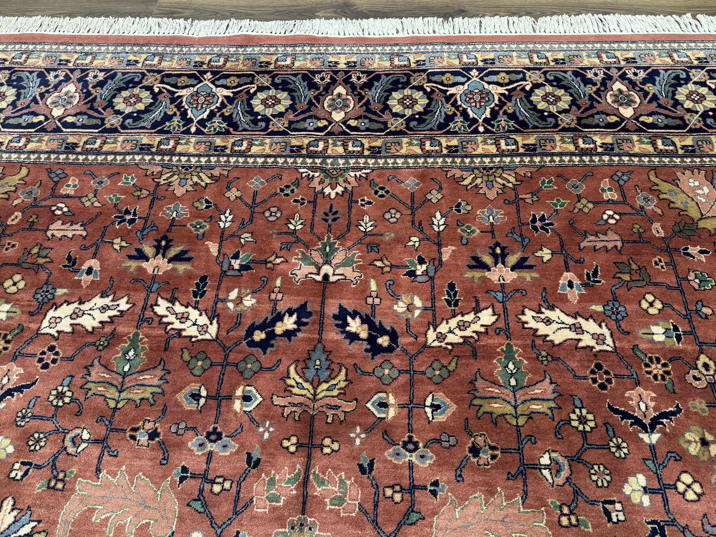 Indo Persian Heriz Rug 10x15, Allover Pattern, Large Wool Handmade Rug - Nuvé