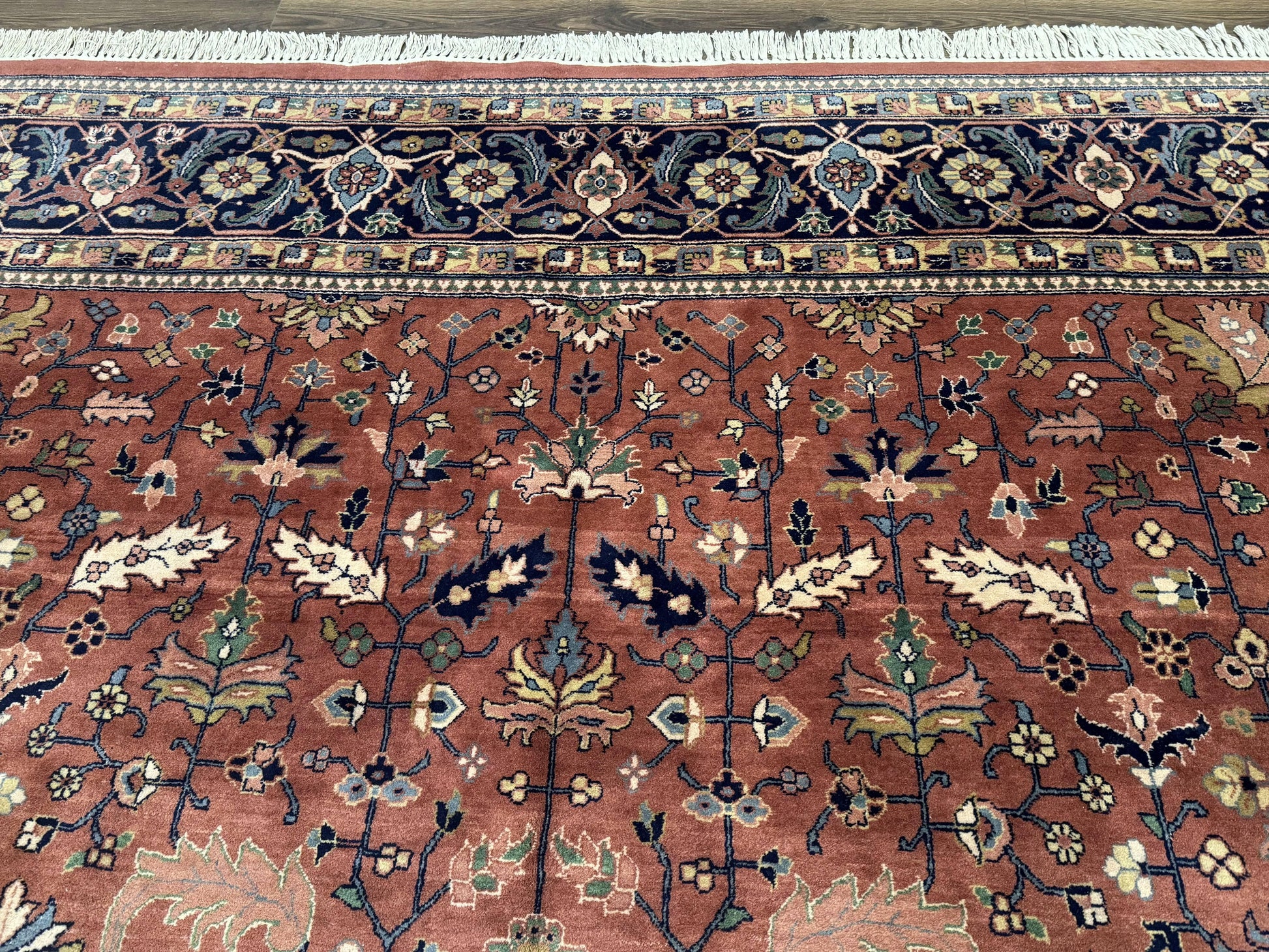 Indo Persian Heriz Rug 10x15, Allover Pattern, Large Wool Handmade Rug - Nuvé