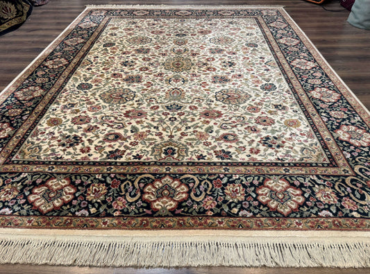 Karastan Rug 8.8 x 12 Ivory Indo Kirman #700/706, Wool Original Series - Nuvé