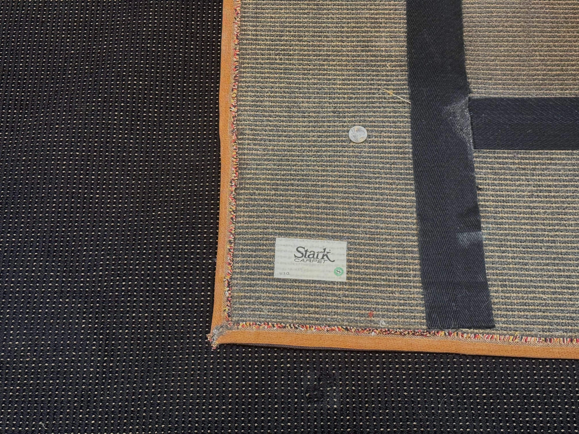 Palace Sized Stark Area Rug 12x19, Black Carpet - Nuvé