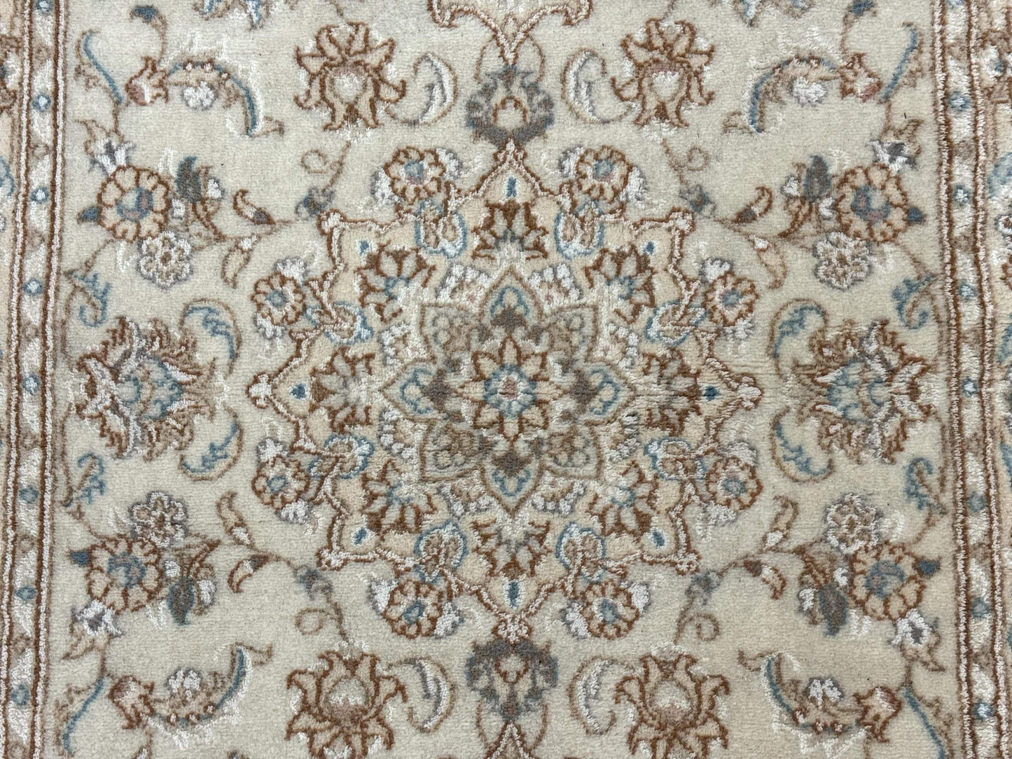 Small Persian Tabriz Rug 2.6 x 3.8, Vintage, Wool and Silk Highlights, Fine 225 KPSI - Nuvé