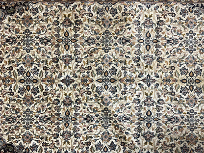 Pak Persian Rug 5x8, Handmade Wool Oriental Carpet, Vintage Rug, Floral Allover, Very Fine 320 KPSI - Nuvé