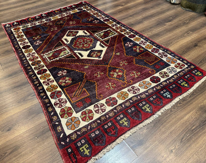 Turkish Kazak Rug 5x7, Geometric - Nuvé