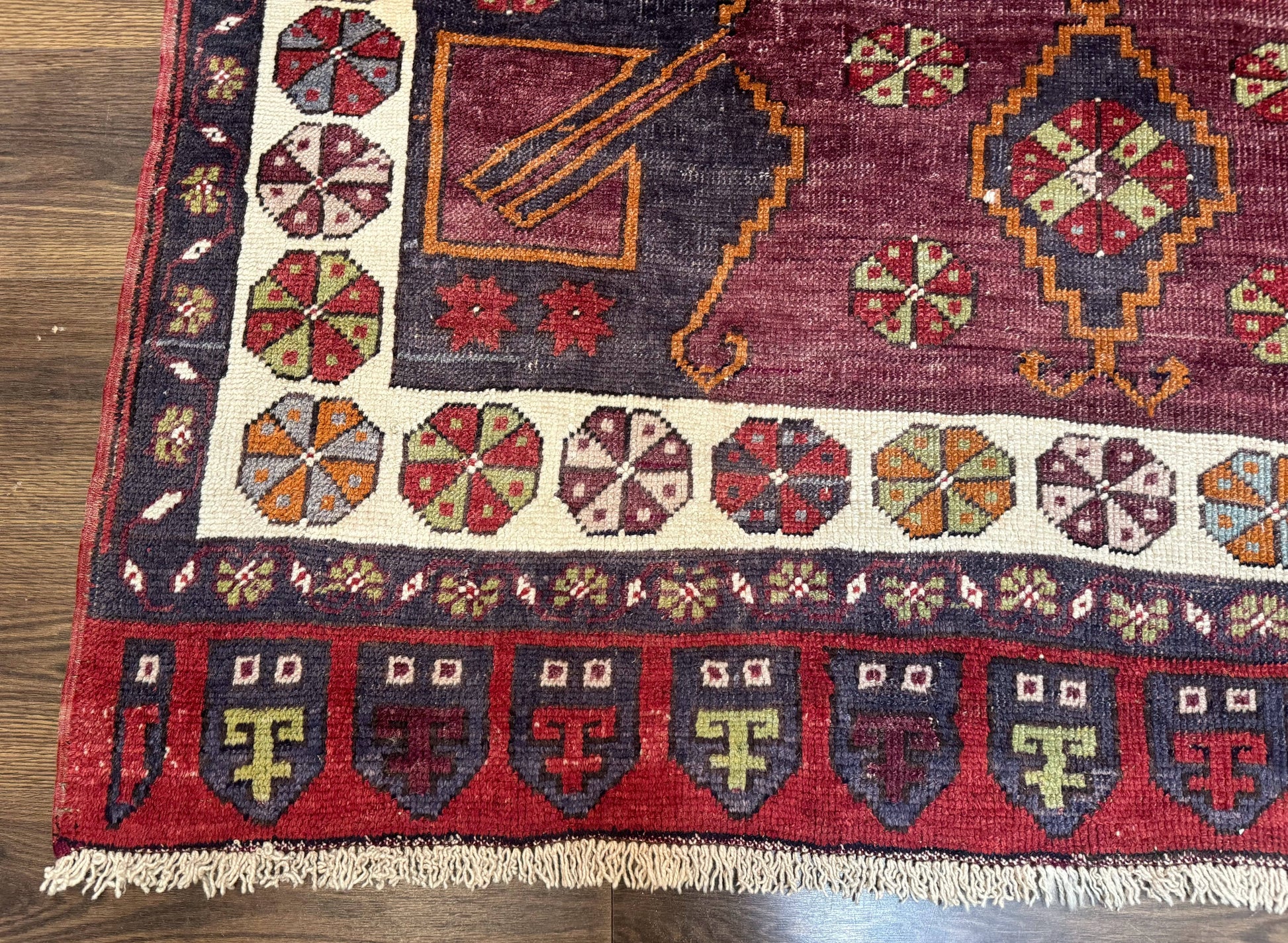Turkish Kazak Rug 5x7, Geometric - Nuvé