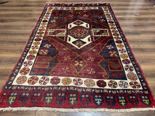 Turkish Kazak Rug 5x7, Geometric - Nuvé