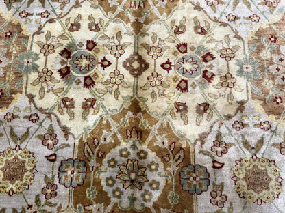 Indo Persian Rug 8x10, Indian Rug, Soft Wool Rug, Oushak Style Rug, Handmade Rug - Nuvé