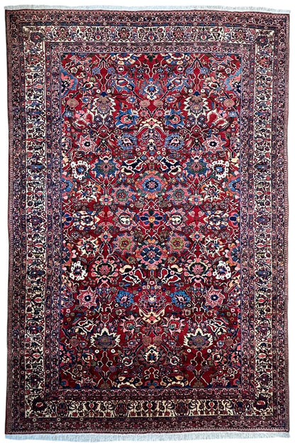 Antique Persian Bakhtiari Rug – Timeless Masterpiece 8'6" x 13'2" - Nuvé