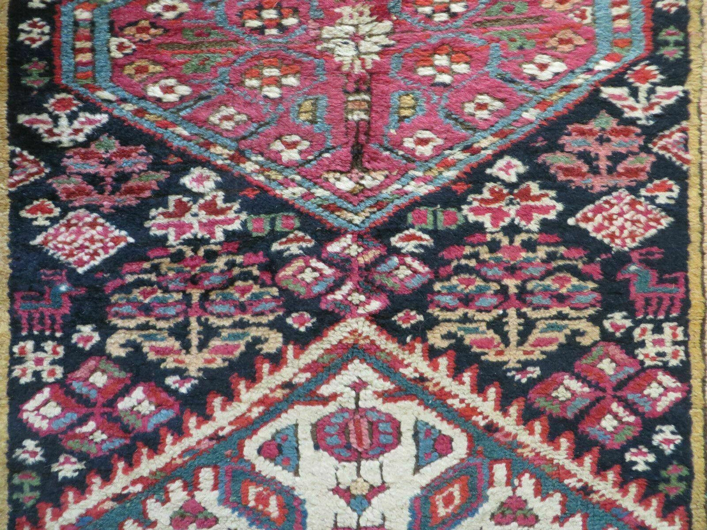 4' X11' Antique Handmade Turkish Anatolian Wool Corridor Kalegy Runner Rug - Nuvé