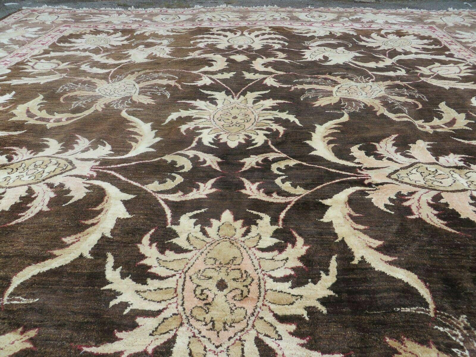 13' X 16' Vintage Handmade Peshawar Oushak Wool Rug Carpet Nice - Nuvé