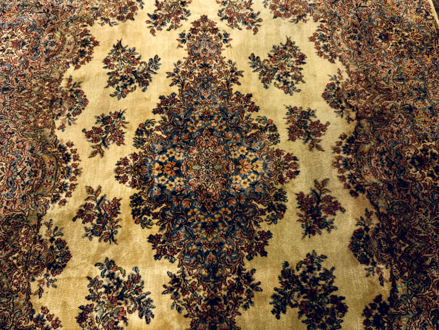 Karastan Kirman Rug #781, Antique Karastan Oriental Carpet 8.8 x 12, Wool Area Rug, Original Collection 700 Series, Rare Discontinued - Nuvé
