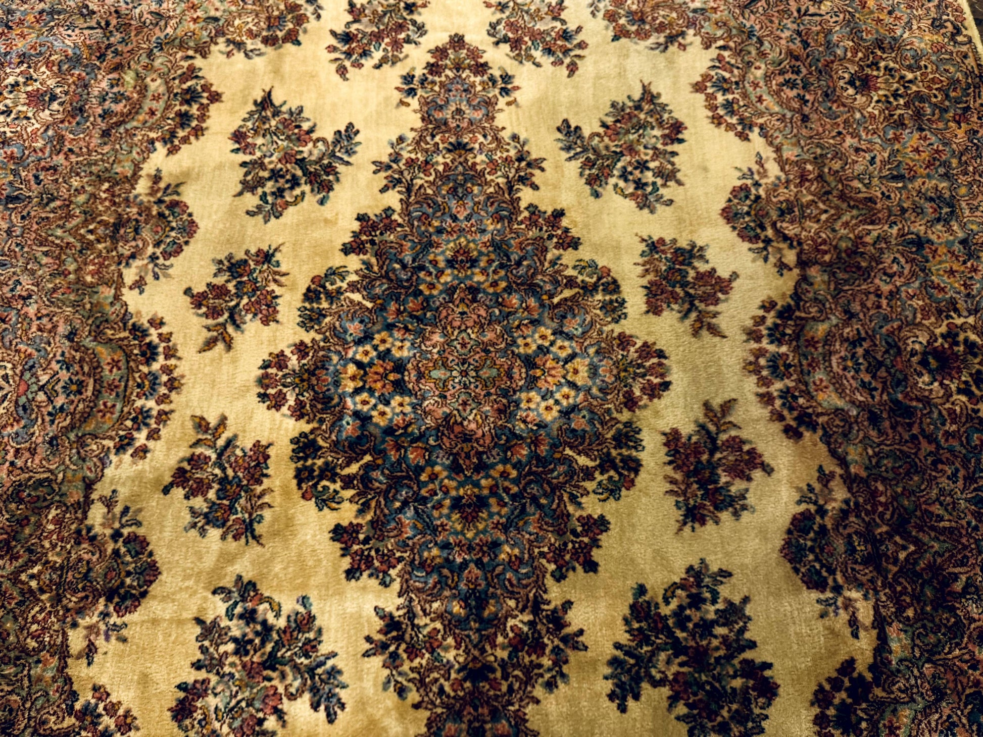 Karastan Kirman Rug #781, Antique Karastan Oriental Carpet 8.8 x 12, Wool Area Rug, Original Collection 700 Series, Rare Discontinued - Nuvé