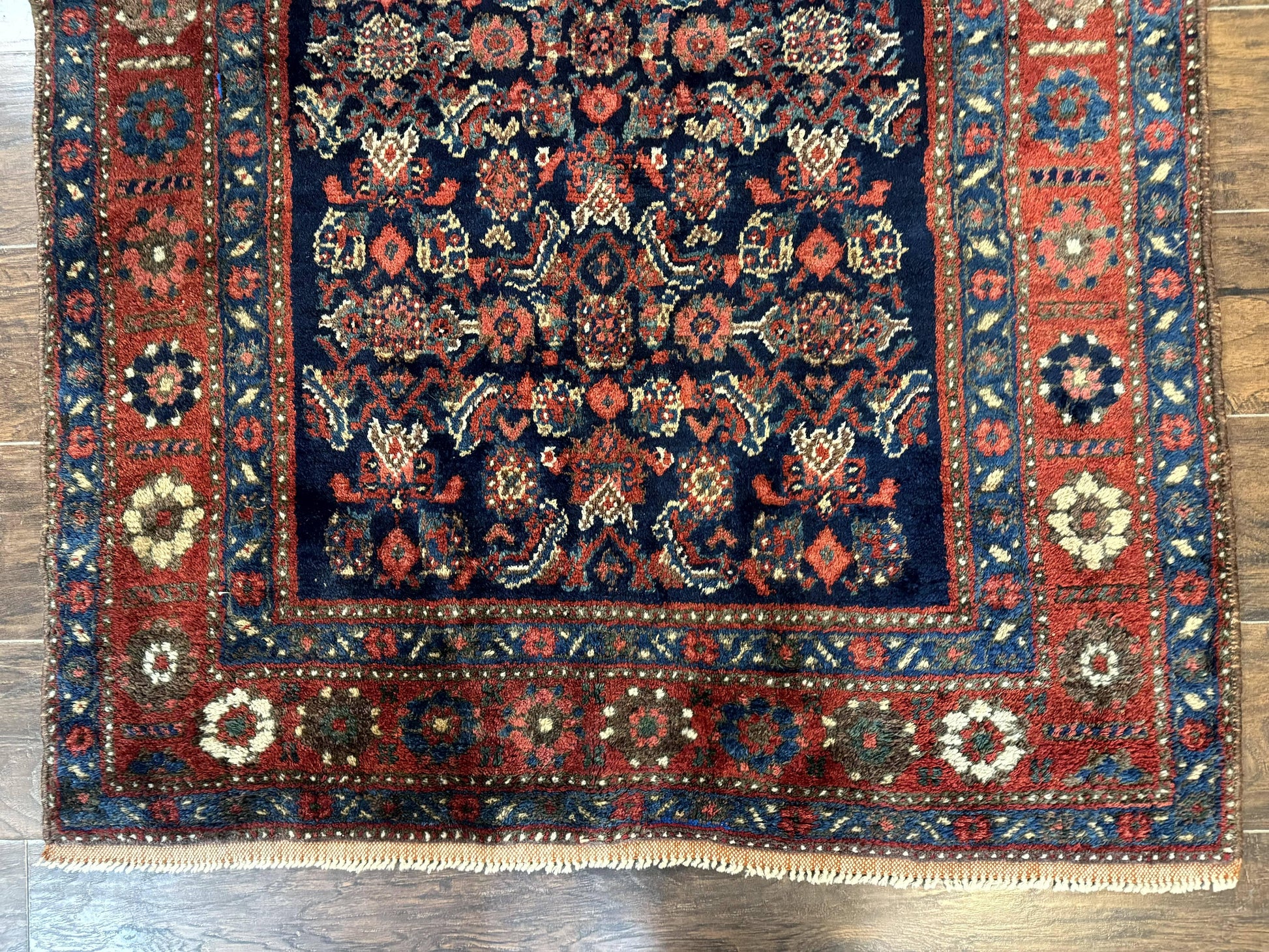 Antique Persian Tribal Rug 4x6, Kurdish Rug - Nuvé