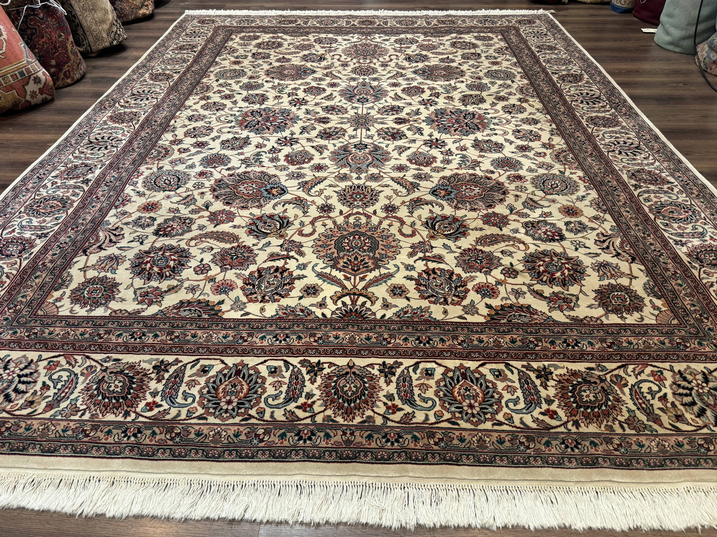 Pak Persian Rug 9x12, Allover Pattern, Fine Handmade Oriental Carpet - Nuvé