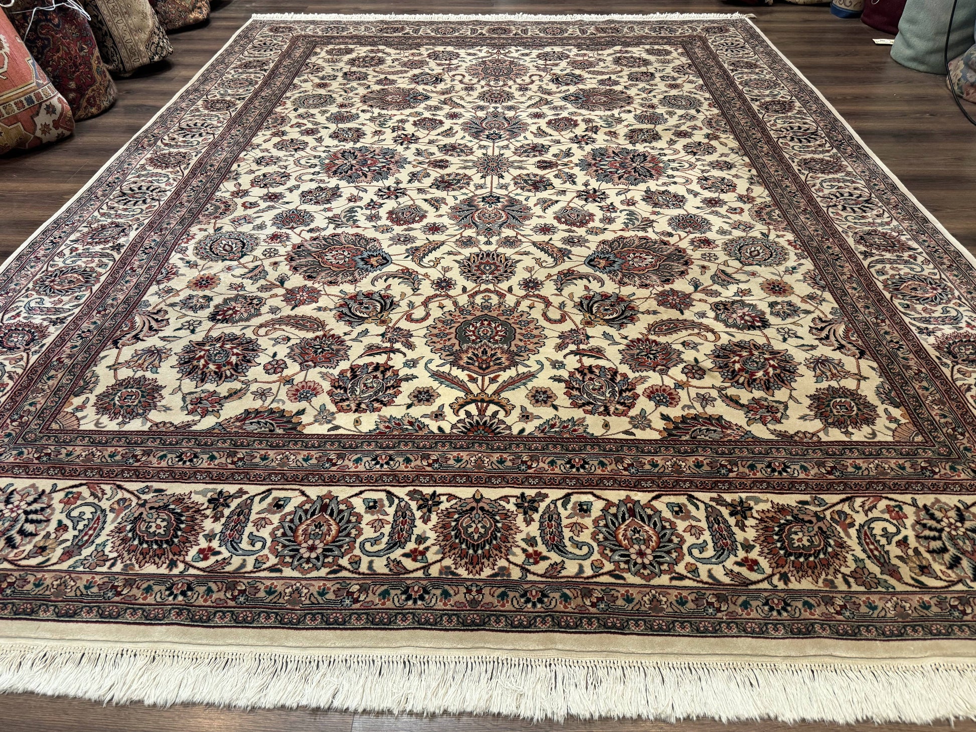 Pak Persian Rug 9x12, Allover Pattern, Fine Handmade Oriental Carpet - Nuvé