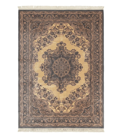 Belgium Power Loomed Wool Rug 6.9 x 9.6, Vintage Oriental Carpet