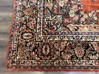 Antique Persian Sarouk Rug 9x12 - Nuvé
