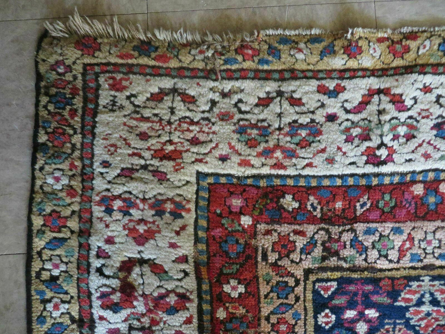4' X11' Antique Handmade Turkish Anatolian Wool Corridor Kalegy Runner Rug - Nuvé