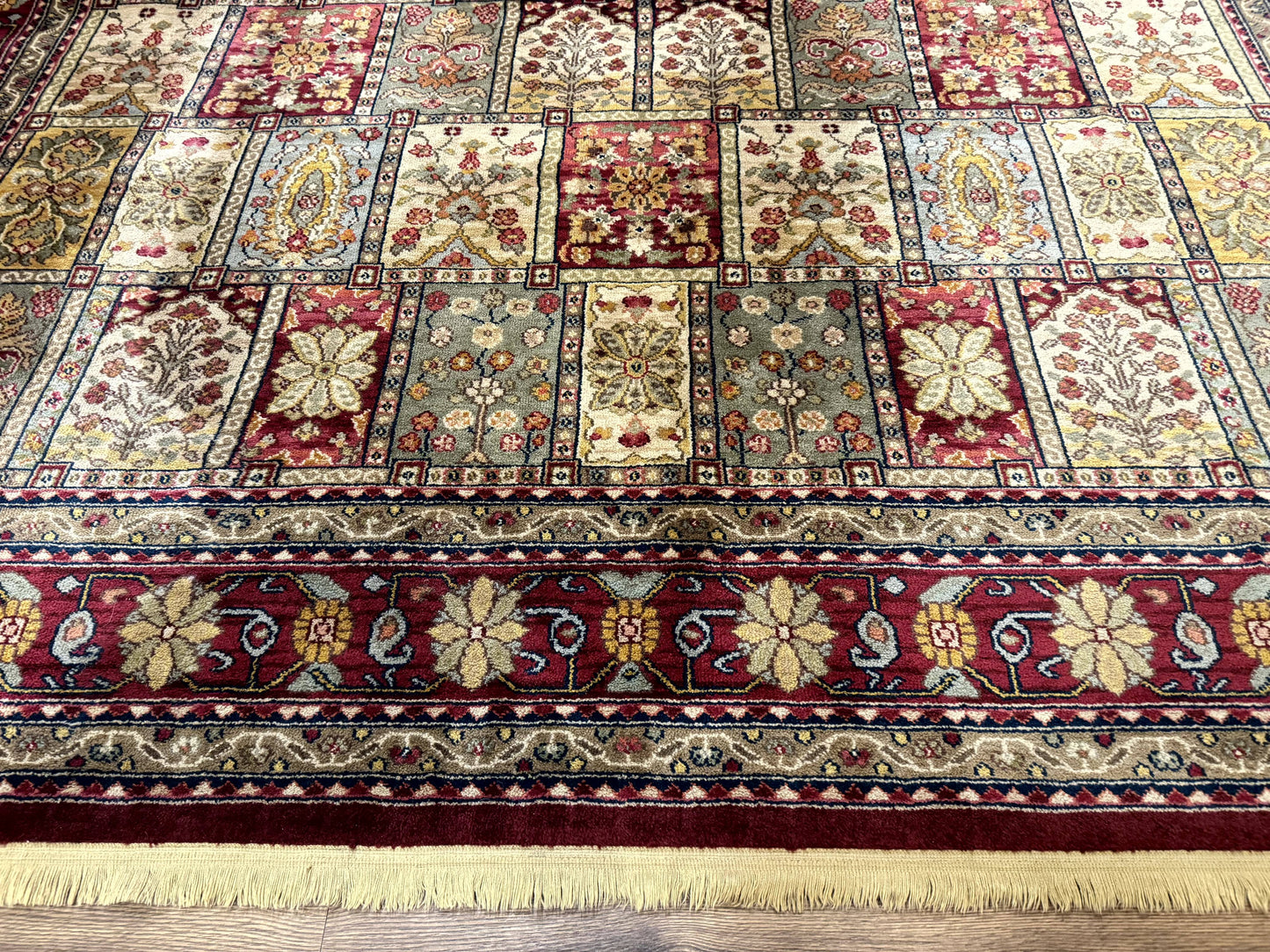 Karastan Bakhtiyari Rug 8.8 x 10, Antique Legends Karastan Wool Carpet #2200-202, Multicolor Panel - Nuvé