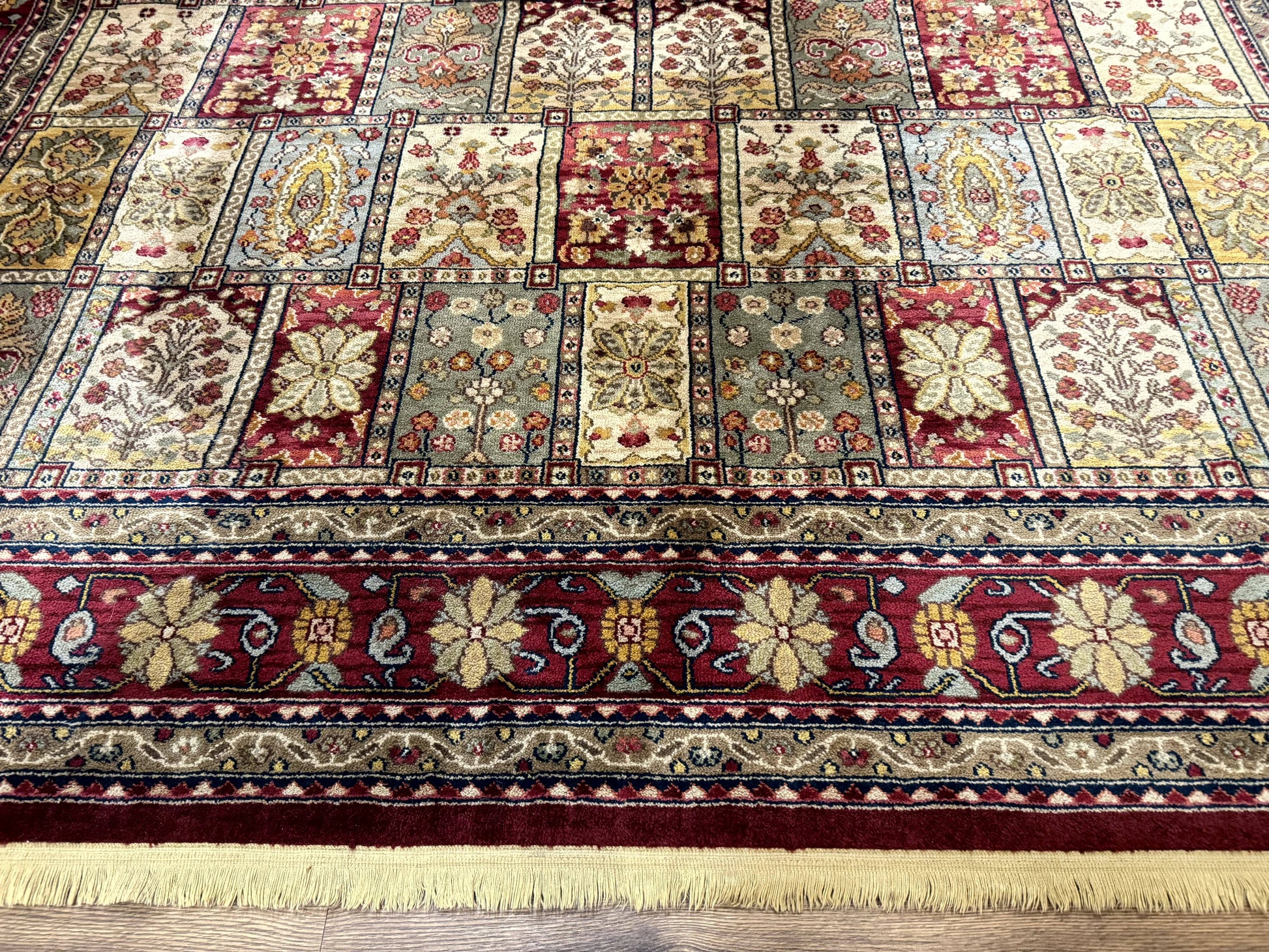 Karastan Bakhtiyari Rug 8.8 x 10, Antique Legends Karastan Wool Carpet #2200-202, Multicolor Panel - Nuvé