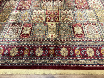 Karastan Bakhtiyari Rug 8.8 x 10, Antique Legends Karastan Wool Carpet #2200-202, Multicolor Panel - Nuvé