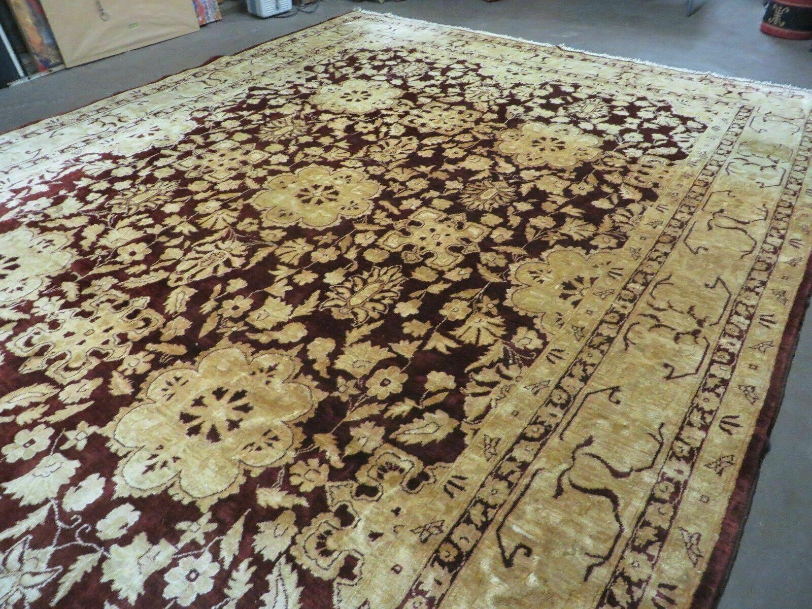 10' X 15' Hand Made Pakistan Wool on Cotton Rug Peshawar # 200A - Nuvé