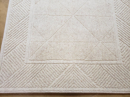 3x5 Karastan Sisal Rug Collection, Design 379/80504, Sambava II, 3'6 x 5'3, Beige Karastan Rug with Label, Authentic Karastan, Entryway Rug - Nuvé