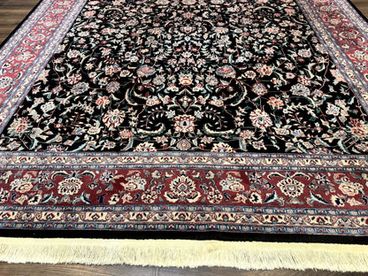 Large Sino Persian Rug 10x15, Floral Allover, Hand Knotted Wool Carpet, Fine - Nuvé